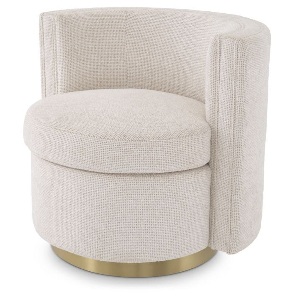 Swivel armchair Amanda by Eichholtz-Armchair-Renaissance Design Studio