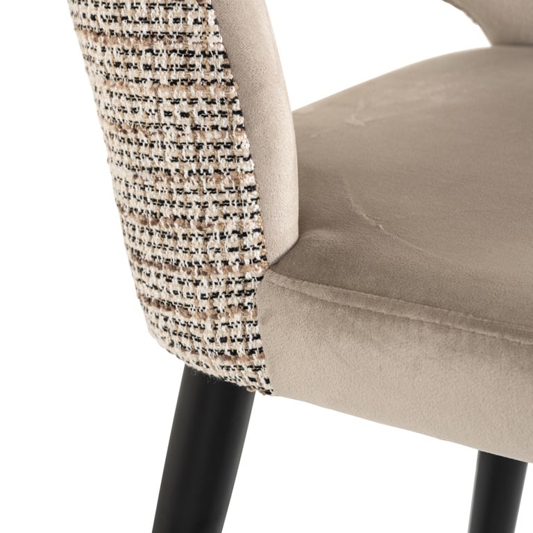 Tabitha Designer Trendy Nature Counter Stool With Twin Fabric-Renaissance Design Studio