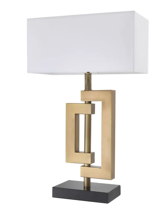 Table lamp Leroux Brass by Eichholtz-Table Lamp-Renaissance Design Studio