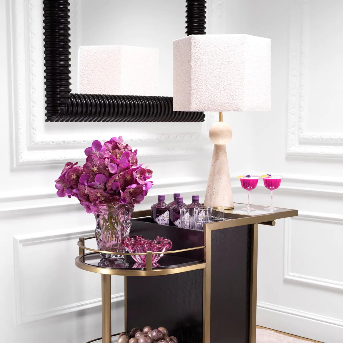 Table Lamp Novak Travertine by Eichholtz-Renaissance Design Studio
