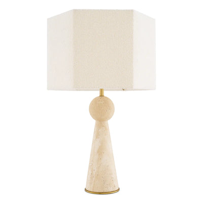 Table Lamp Novak Travertine by Eichholtz