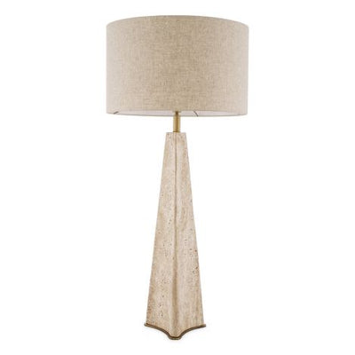 Table lamp Travertine marble Benson by Eichholtz