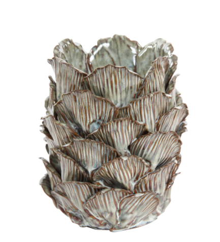 Tap shell Ceramic tea light candle holder-Renaissance Design Studio