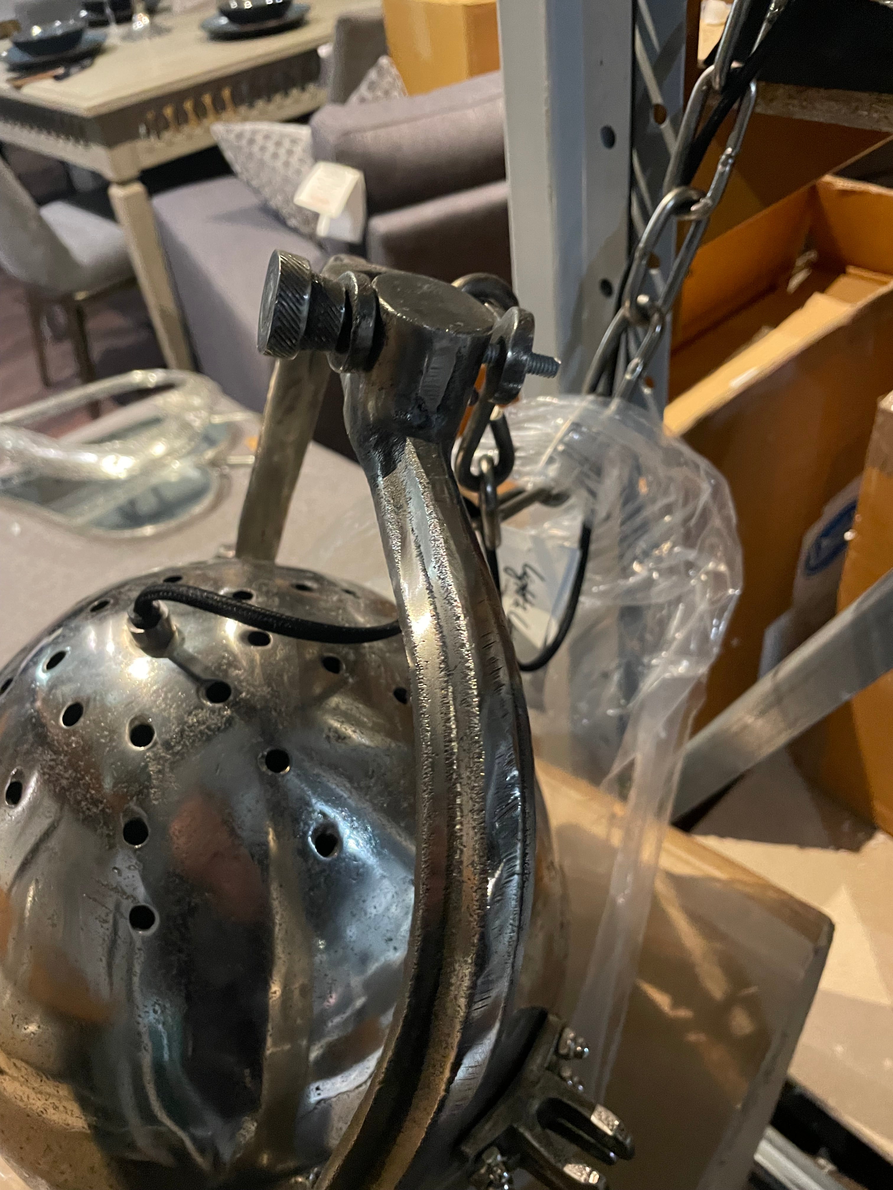 Tavey hanging lamp raw antique nickel clearance offer for collection-Renaissance Design Studio
