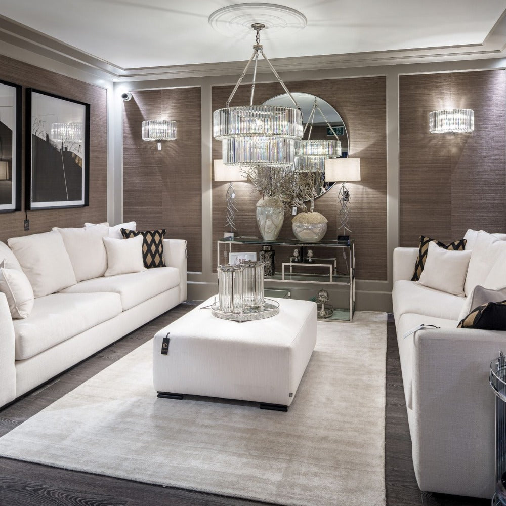 TAYLOR large Sofa by Eichholtz ex showroom save 25%