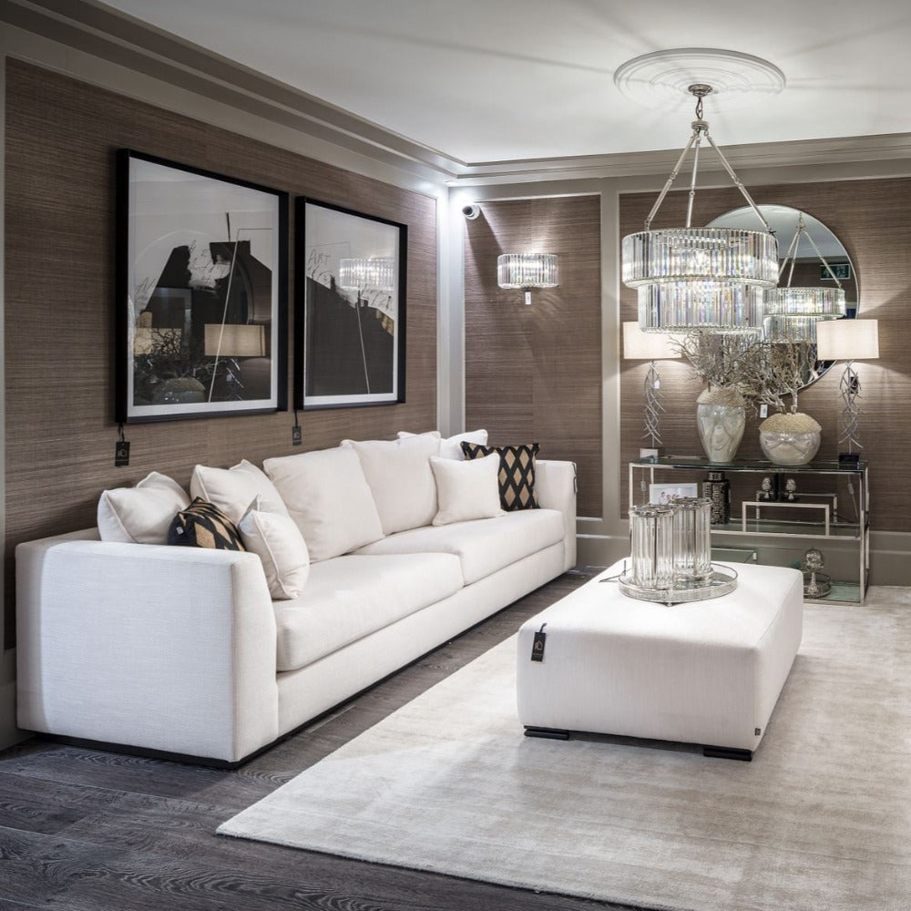TAYLOR large Sofa by Eichholtz ex showroom save 25%