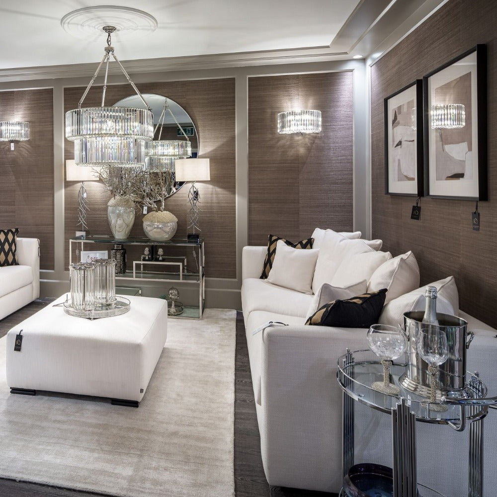 TAYLOR large Sofa by Eichholtz ex showroom save 25%