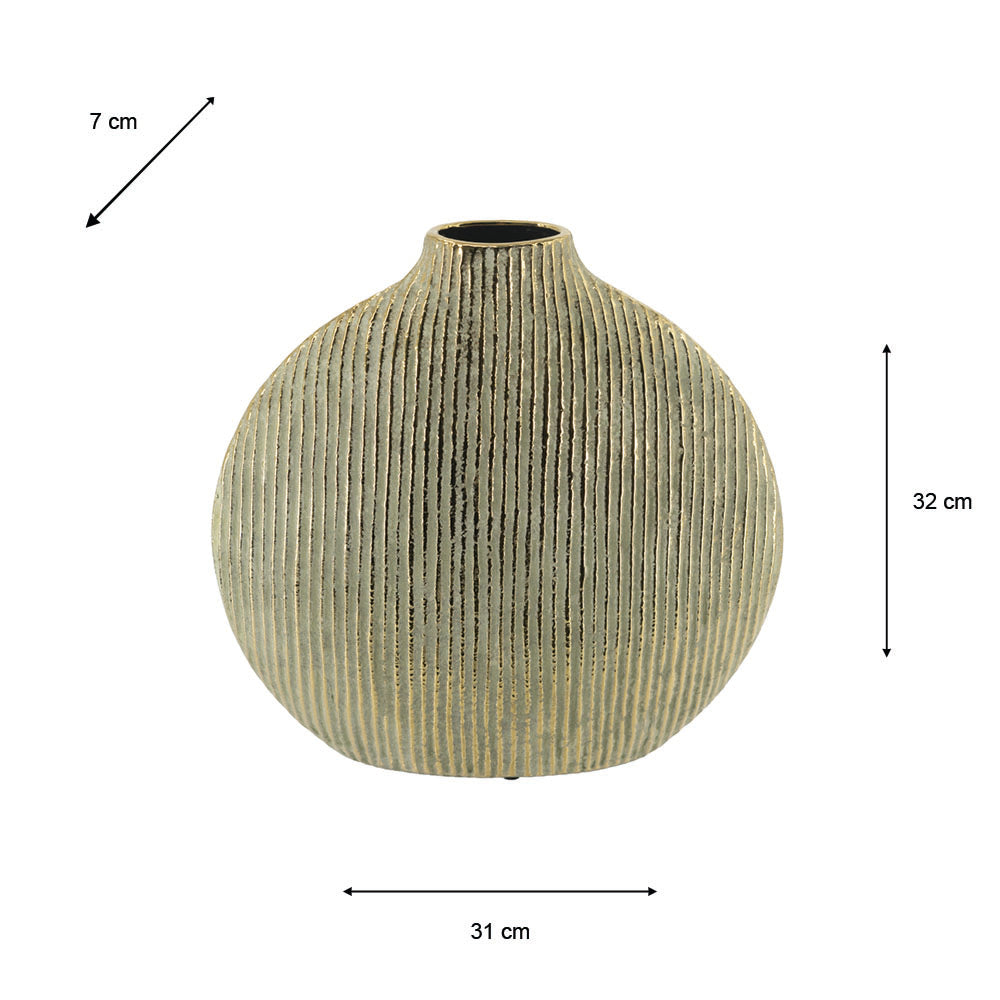 Tina gold Vase in a choice of sizes-Renaissance Design Studio