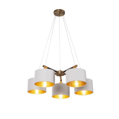 Tirso brass chandelier