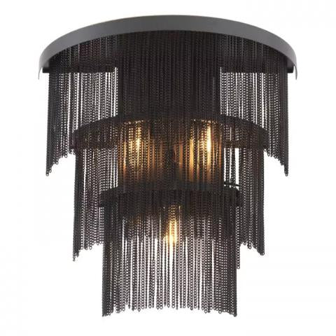 Tissot wall light black bronze by Eichholtz-Renaissance Design Studio
