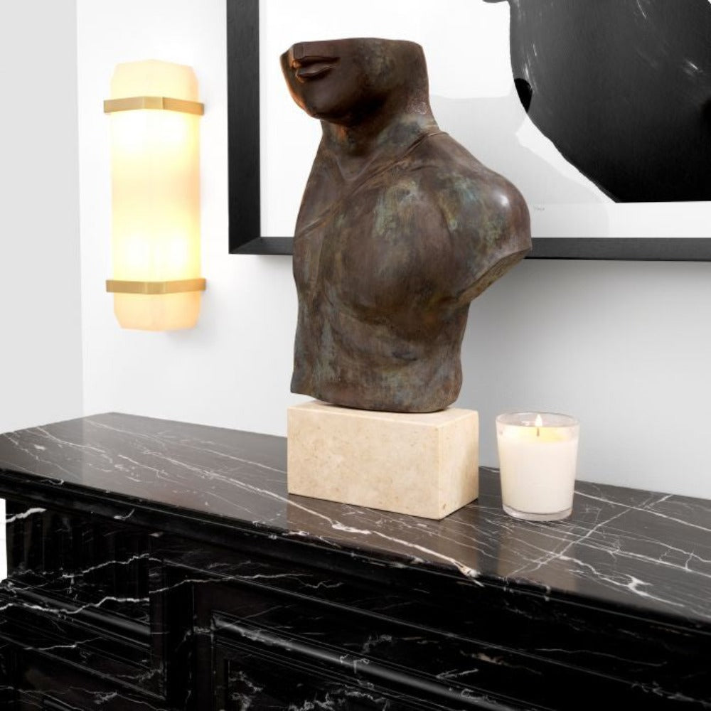 Torso Artem sculpture by Eichholtz.-Renaissance Design Studio