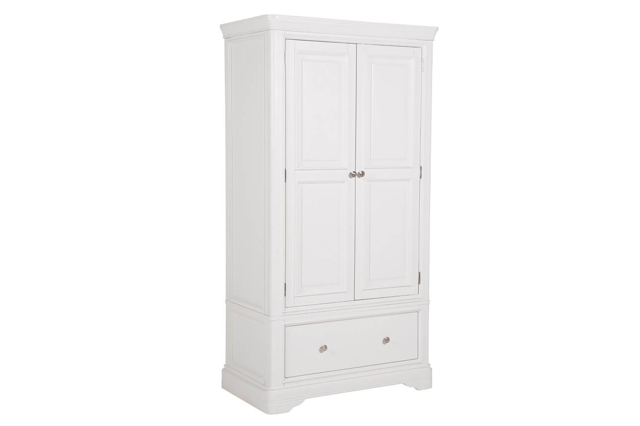 Tory 2 Door 1 Drawer Wardrobe-Renaissance Design Studio