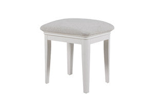 Tory Bone Dressing Table Stool-Renaissance Design Studio