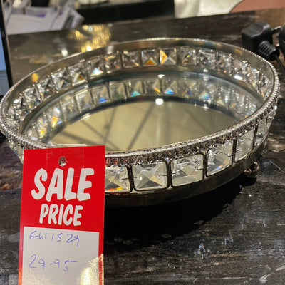 Tray w crystals Medium REDUCED