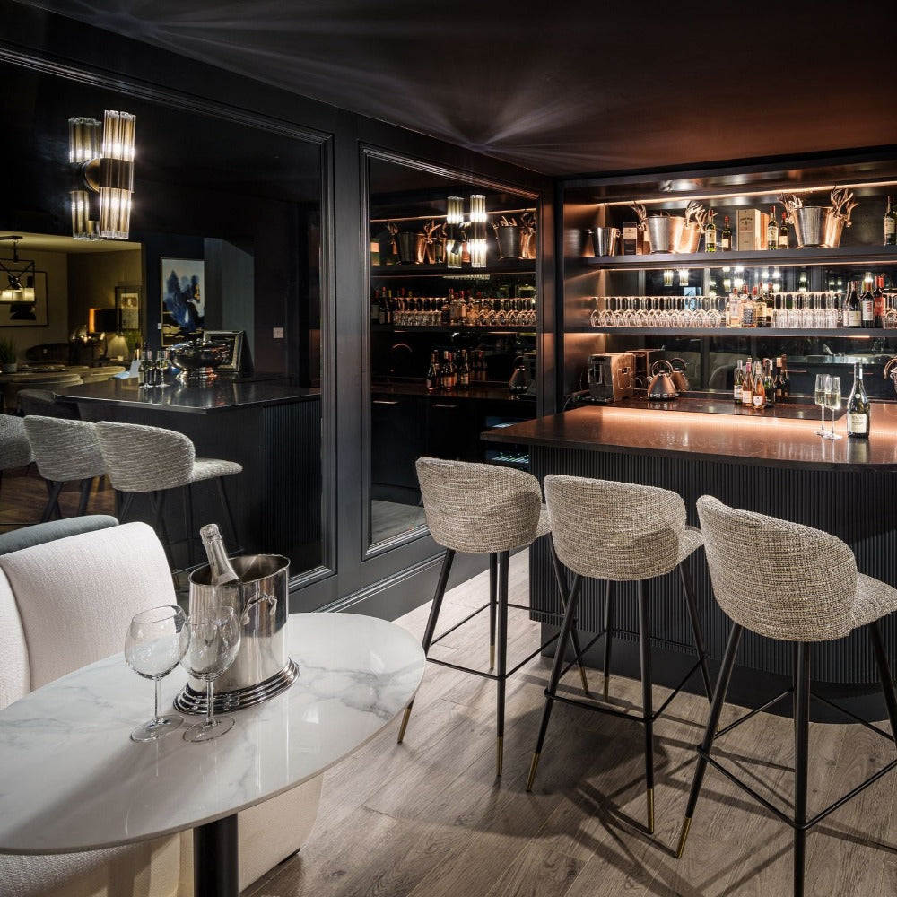 Trevor marble Bistro Table by Eichholtz-Renaissance Design Studio
