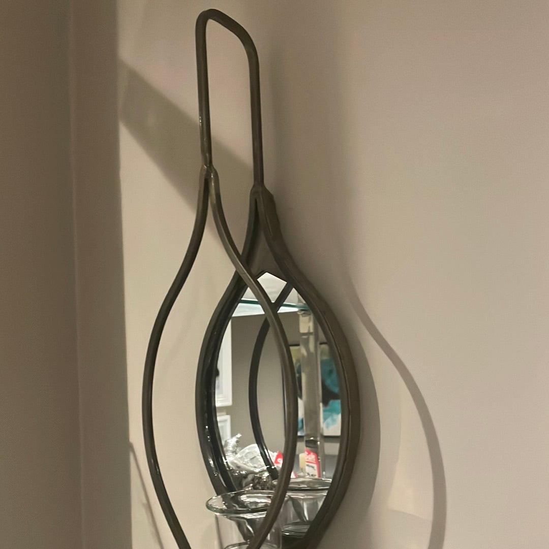 Triple wall sconce reduced to clear-Renaissance Design Studio