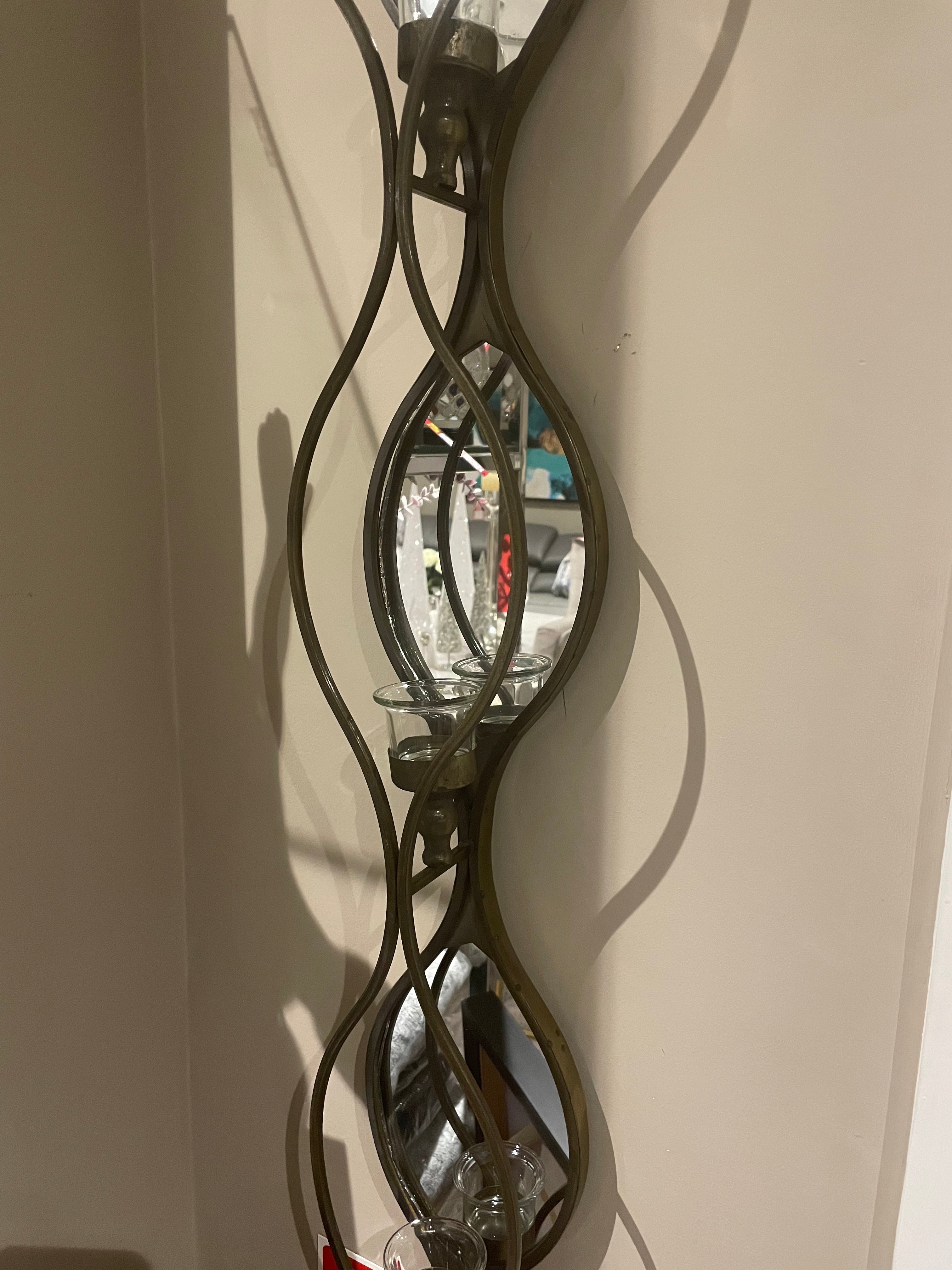 Triple wall sconce reduced to clear-Renaissance Design Studio