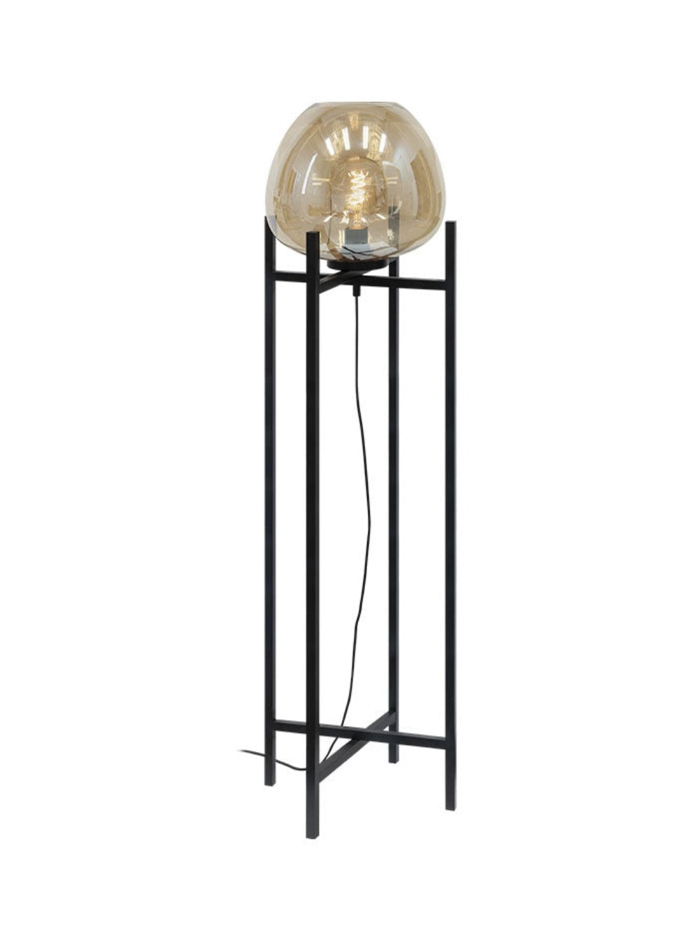 Tulip Cntemporary Floor Light With glass-Renaissance Design Studio
