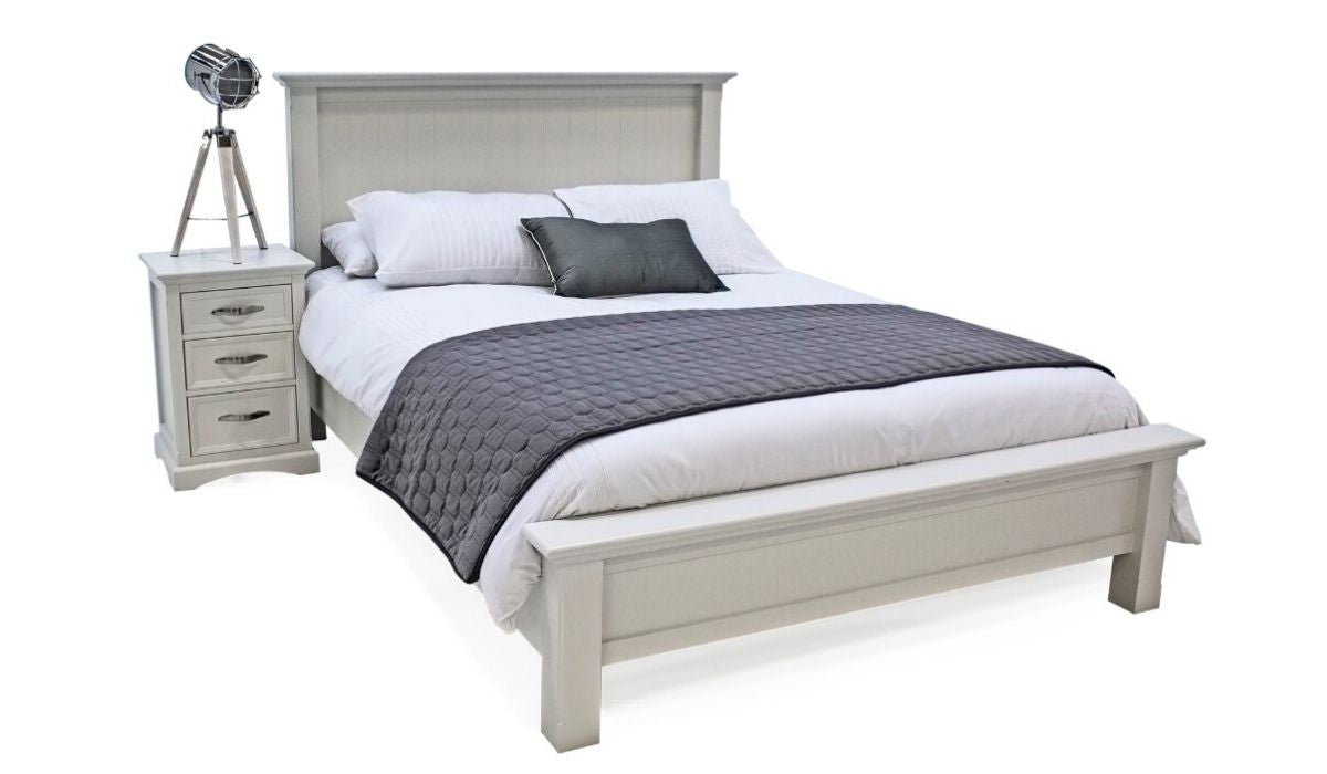 Turner 5ft King size classic wooden bed painted in a beautiful shade of grey REDUCED TODAY-Renaissance Design Studio