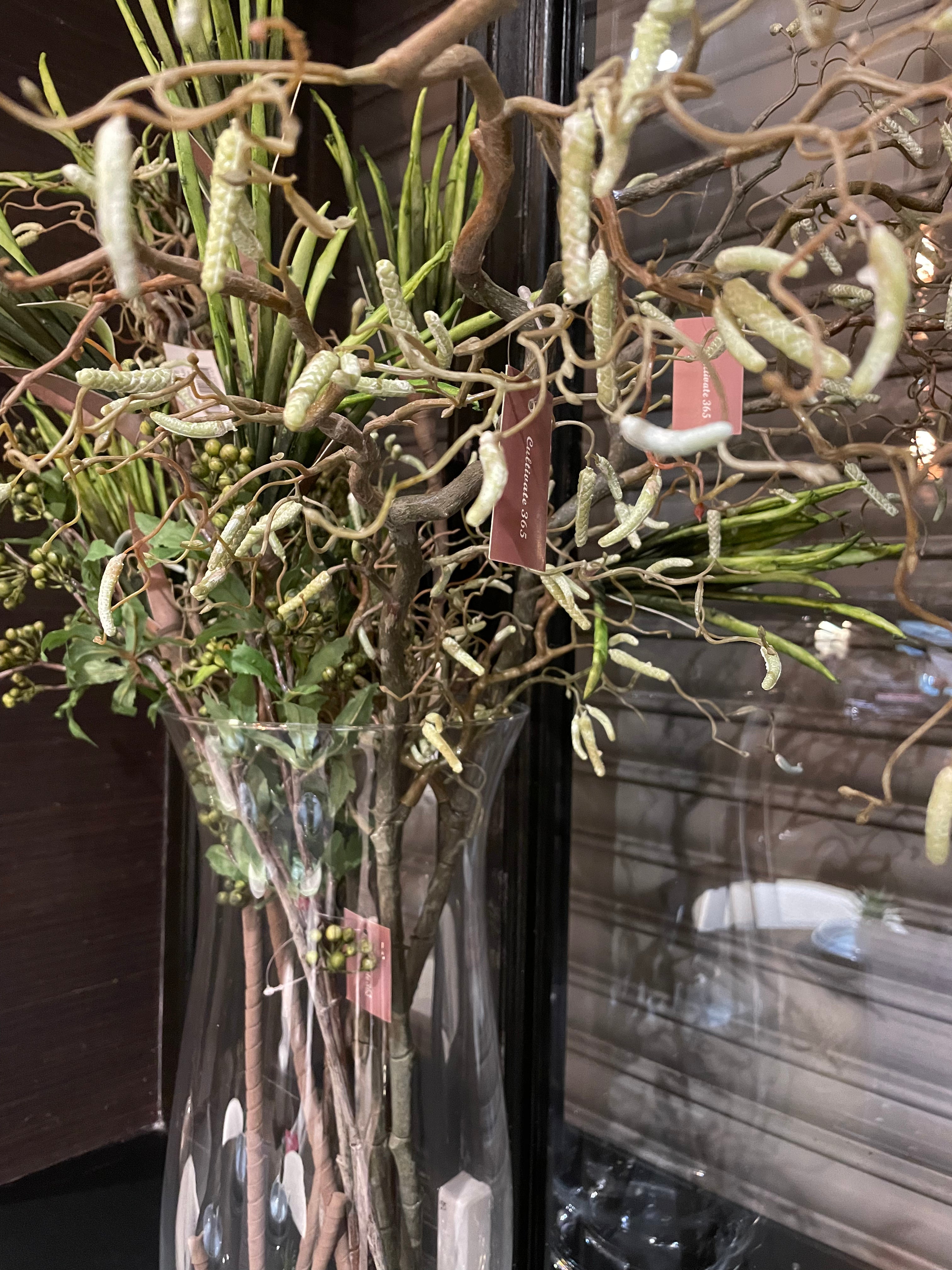 Twig green branch 106 cm-Renaissance Design Studio