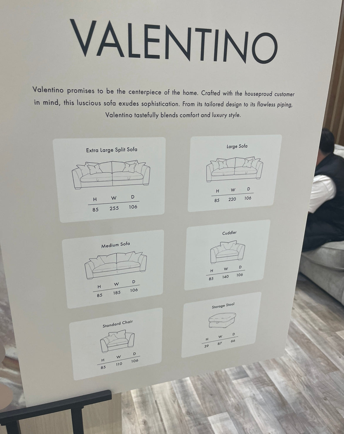 Valentino bespoke sofa collection by Whitemeadow with free scatters made for YOU AF-Renaissance Design Studio