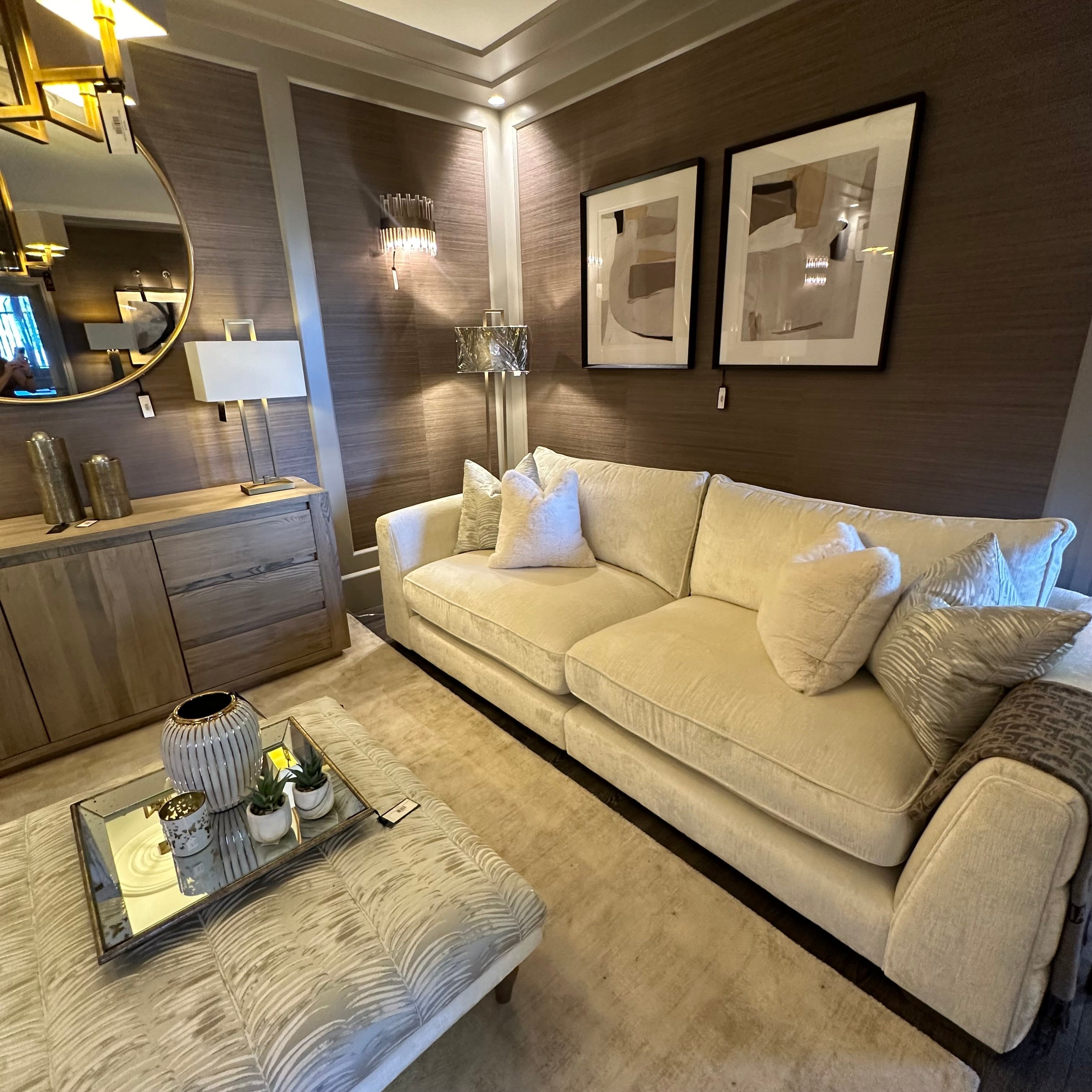 Valentino bespoke sofa collection by Whitemeadow with free scatters made for YOU AF-Renaissance Design Studio