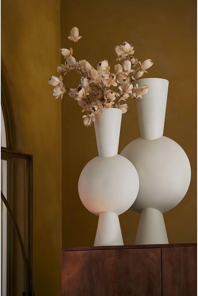 Vase KAVANDU Cream priced each-Renaissance Design Studio