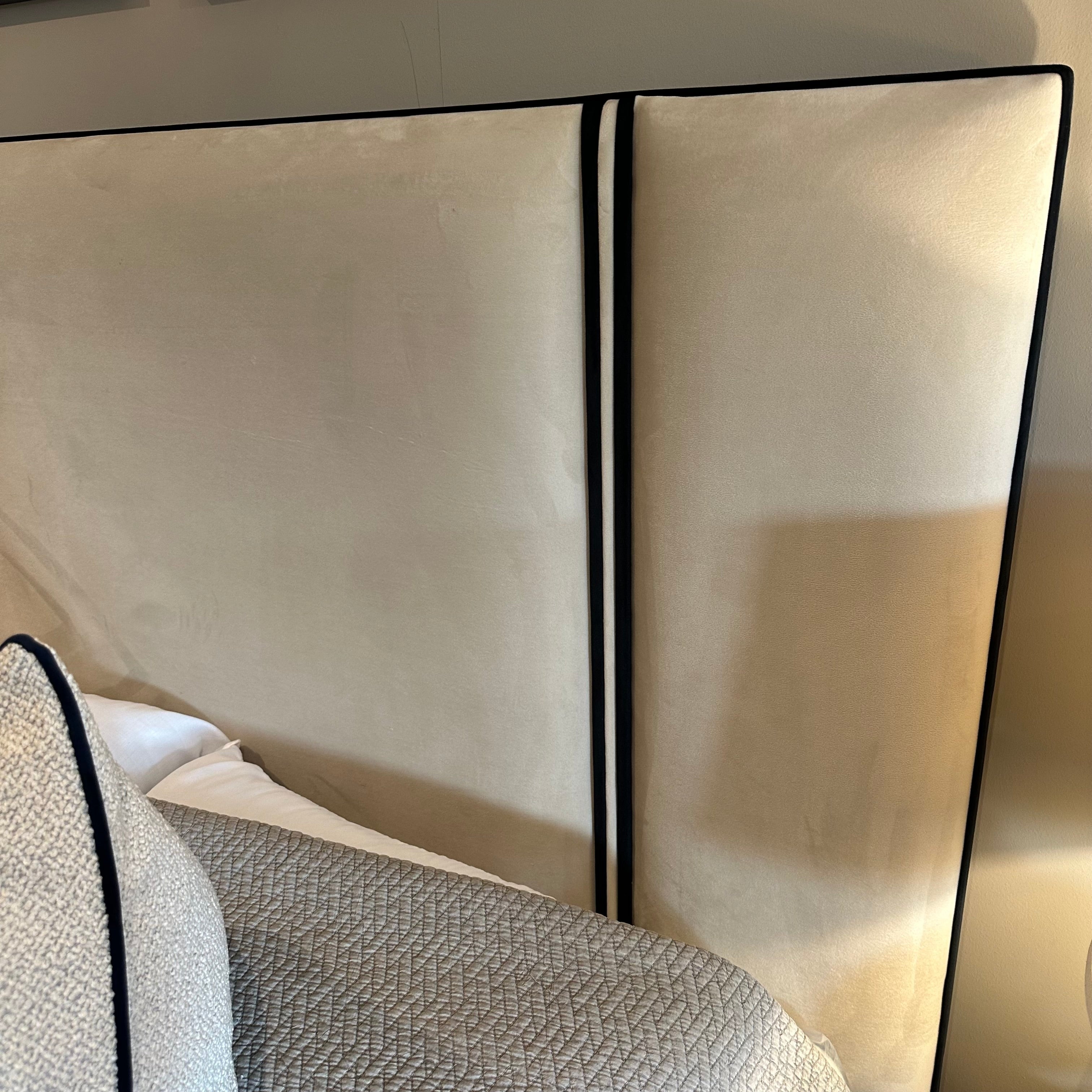 Veda custom made bed and headboard-Renaissance Design Studio