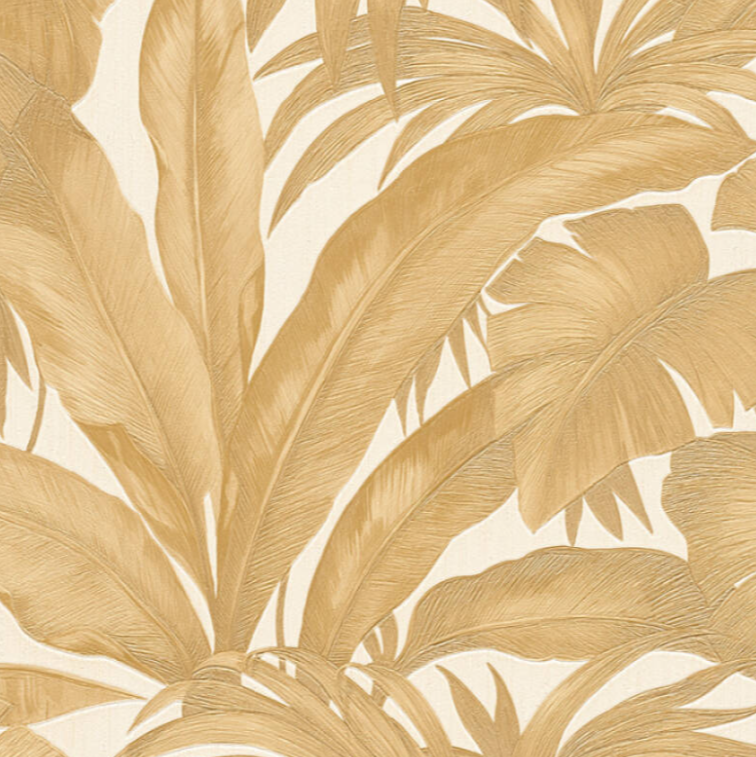 Versace Palm Leaf Wallpaper-Designer wallpaper-Renaissance Design Studio