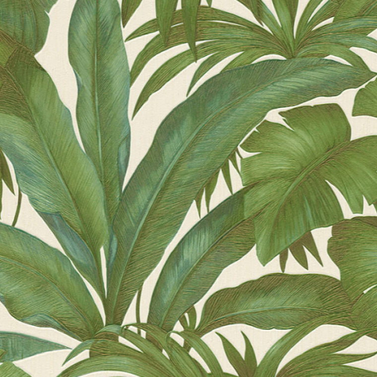Versace Palm Leaf Wallpaper-Designer wallpaper-Renaissance Design Studio