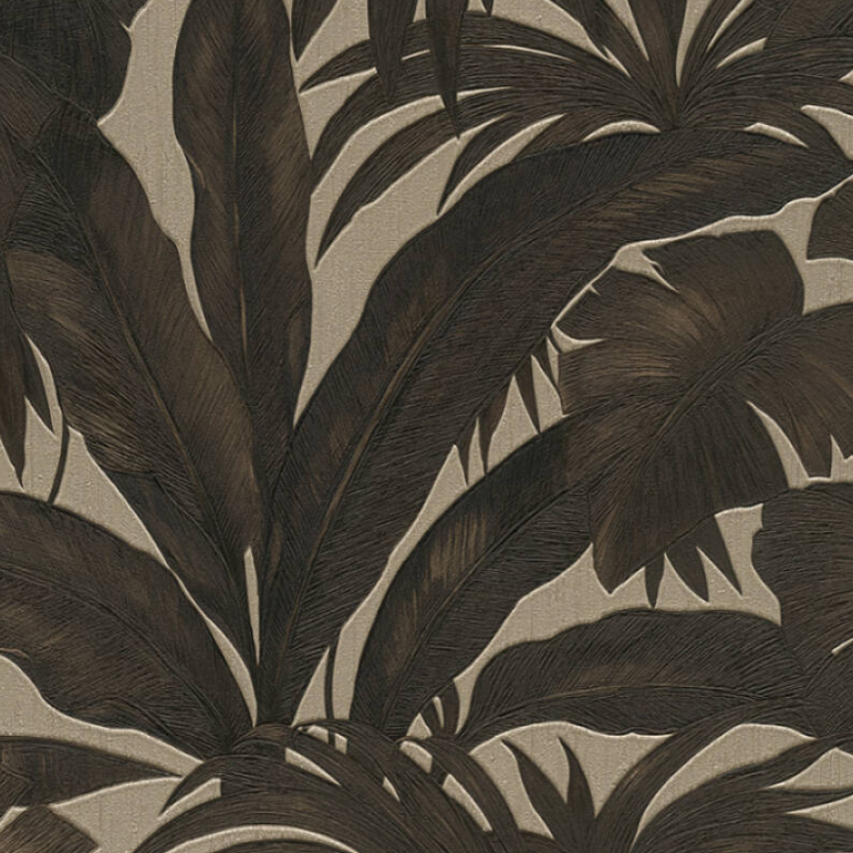 Versace Palm Leaf Wallpaper-Designer wallpaper-Renaissance Design Studio