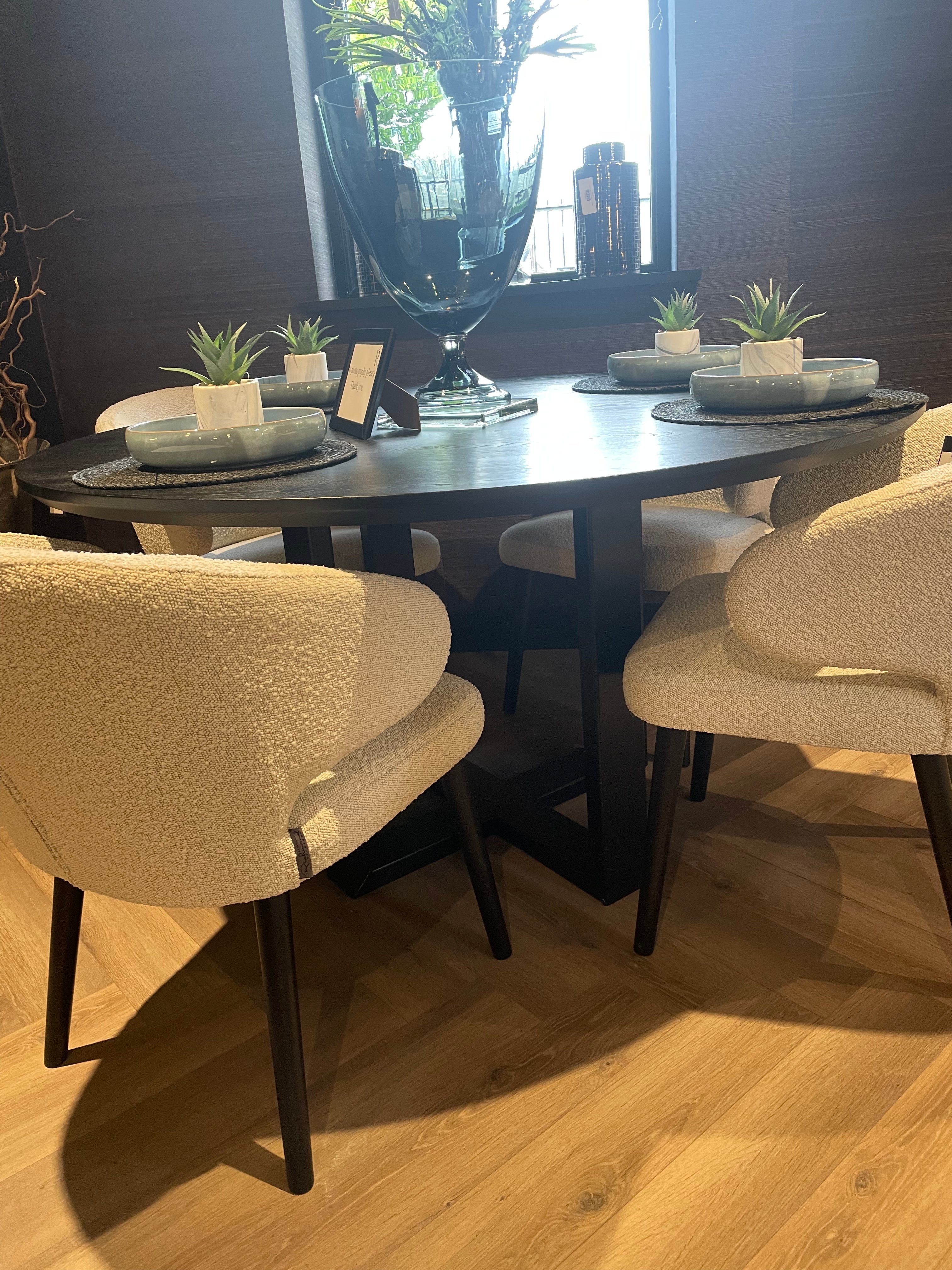 Versailles Solid Oak round table bespoke-Renaissance Design Studio