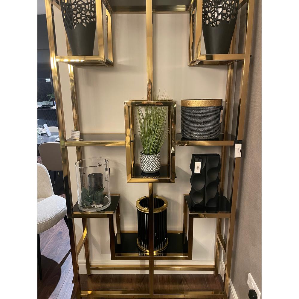 Vienna Black and Gold Display Unit last one REDUCED TO CLEAR-Renaissance Design Studio