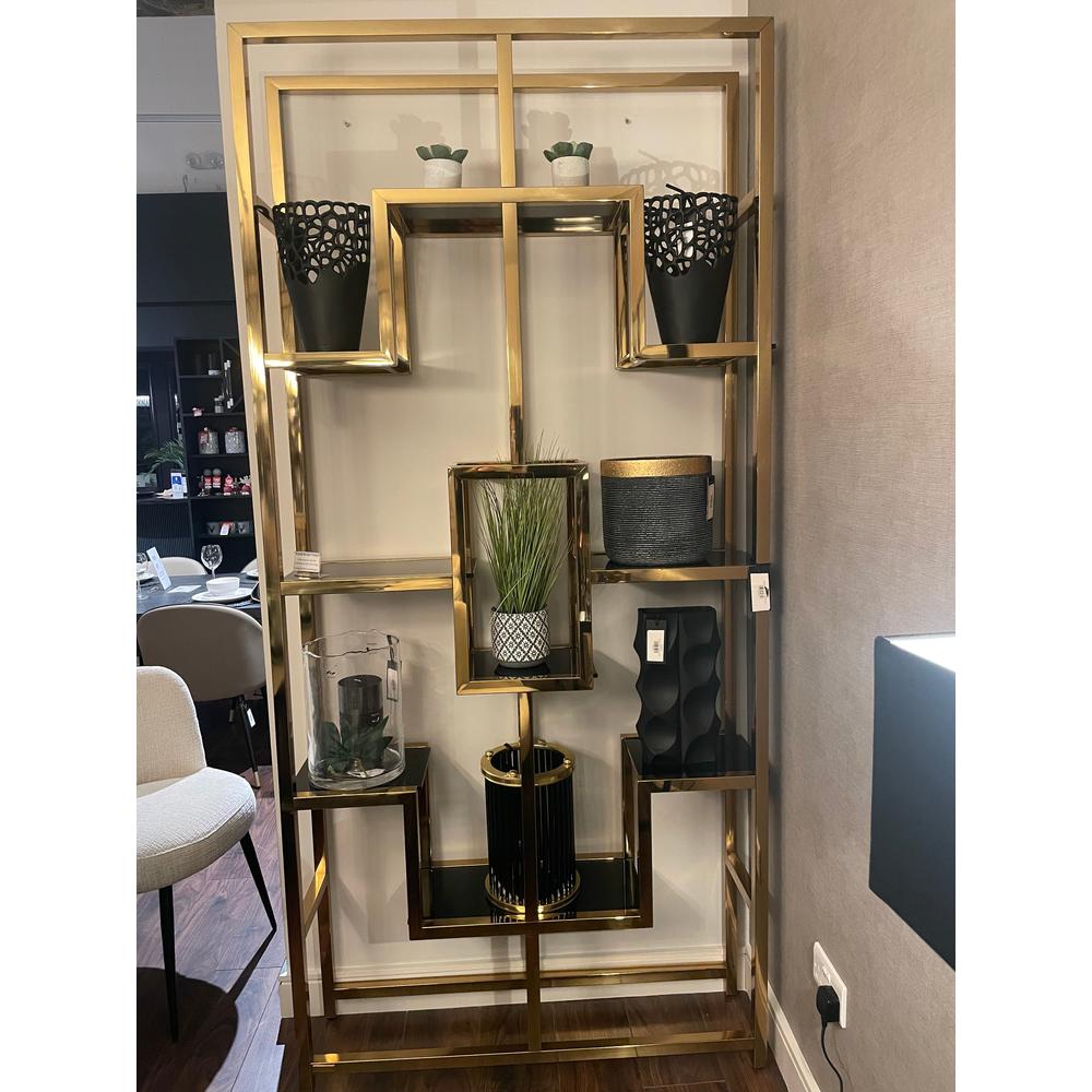 Vienna Black and Gold Display Unit last one REDUCED TO CLEAR-Renaissance Design Studio