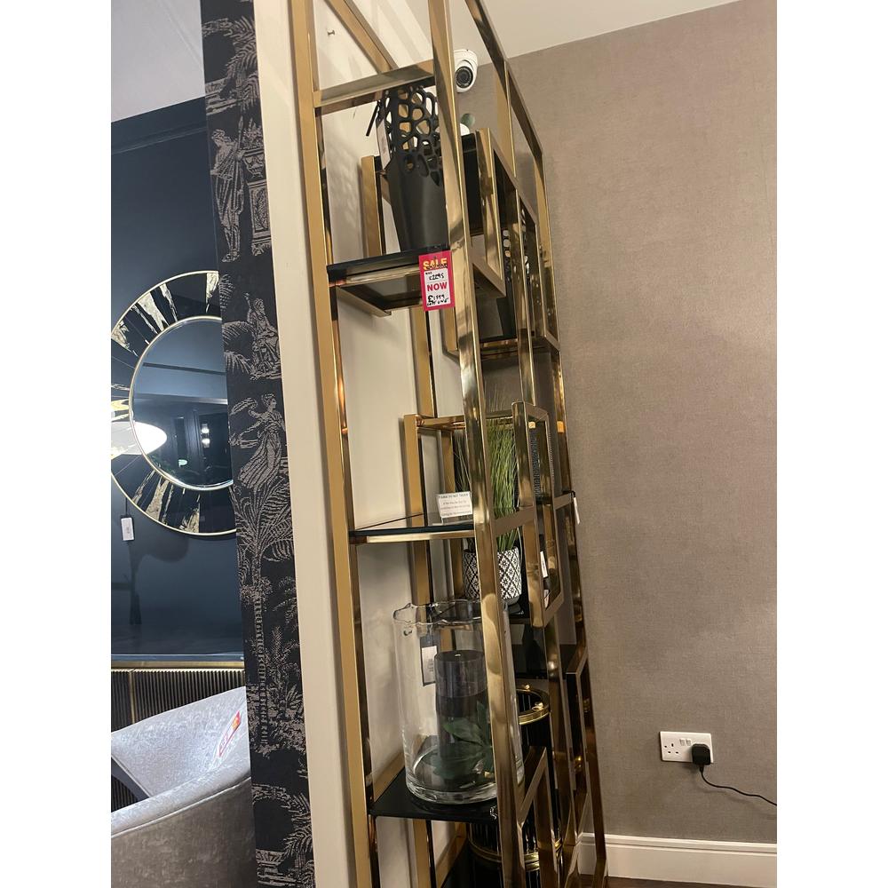Vienna Black and Gold Display Unit last one REDUCED TO CLEAR-Renaissance Design Studio