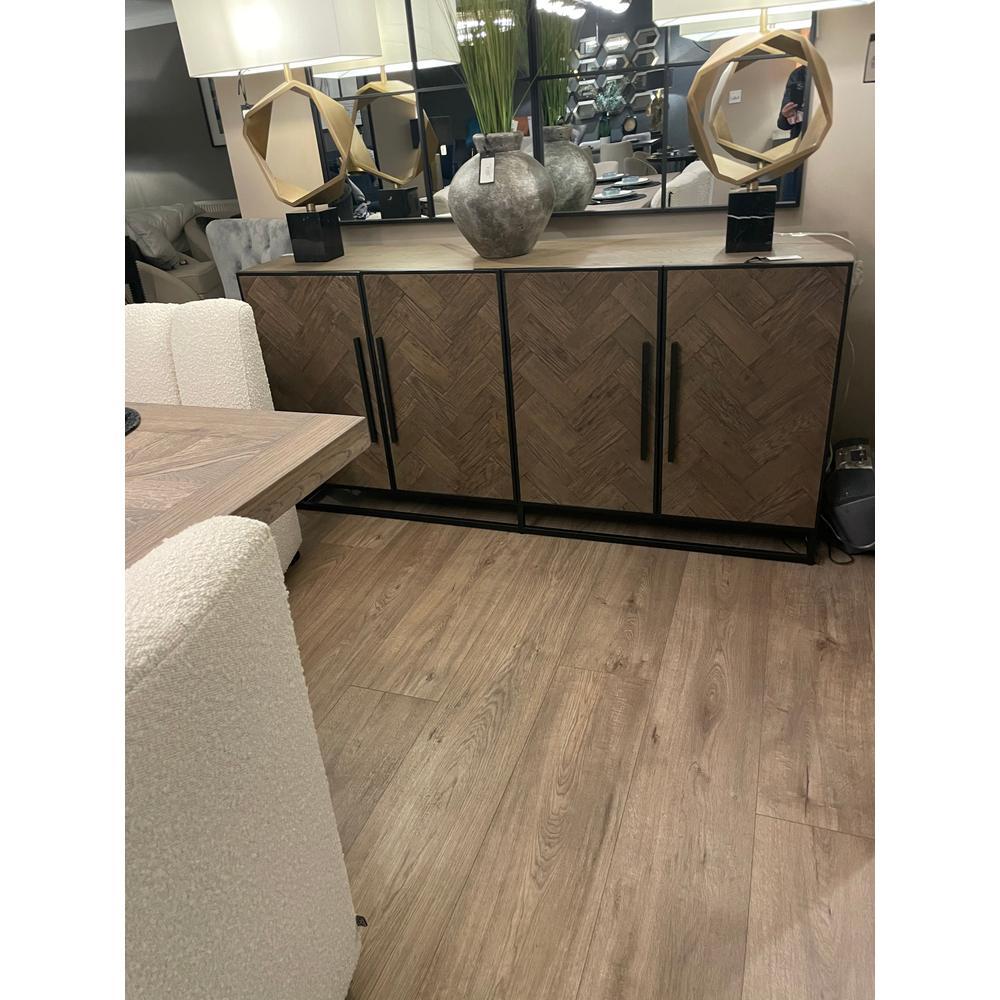 Vienna Herringbone 4 door Sideboard 180 cm-Renaissance Design Studio