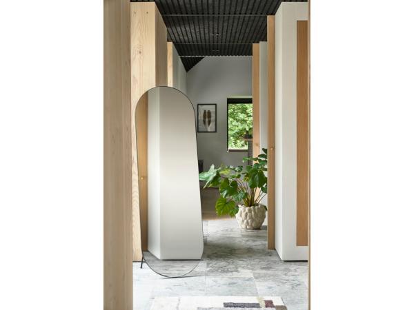 Villa Collection long gold Mirror 170 x 55 cm black-Renaissance Design Studio
