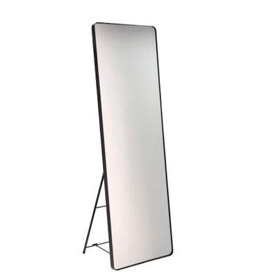 Villa Collection Verdal long gold Mirror 140 x 45 cm black