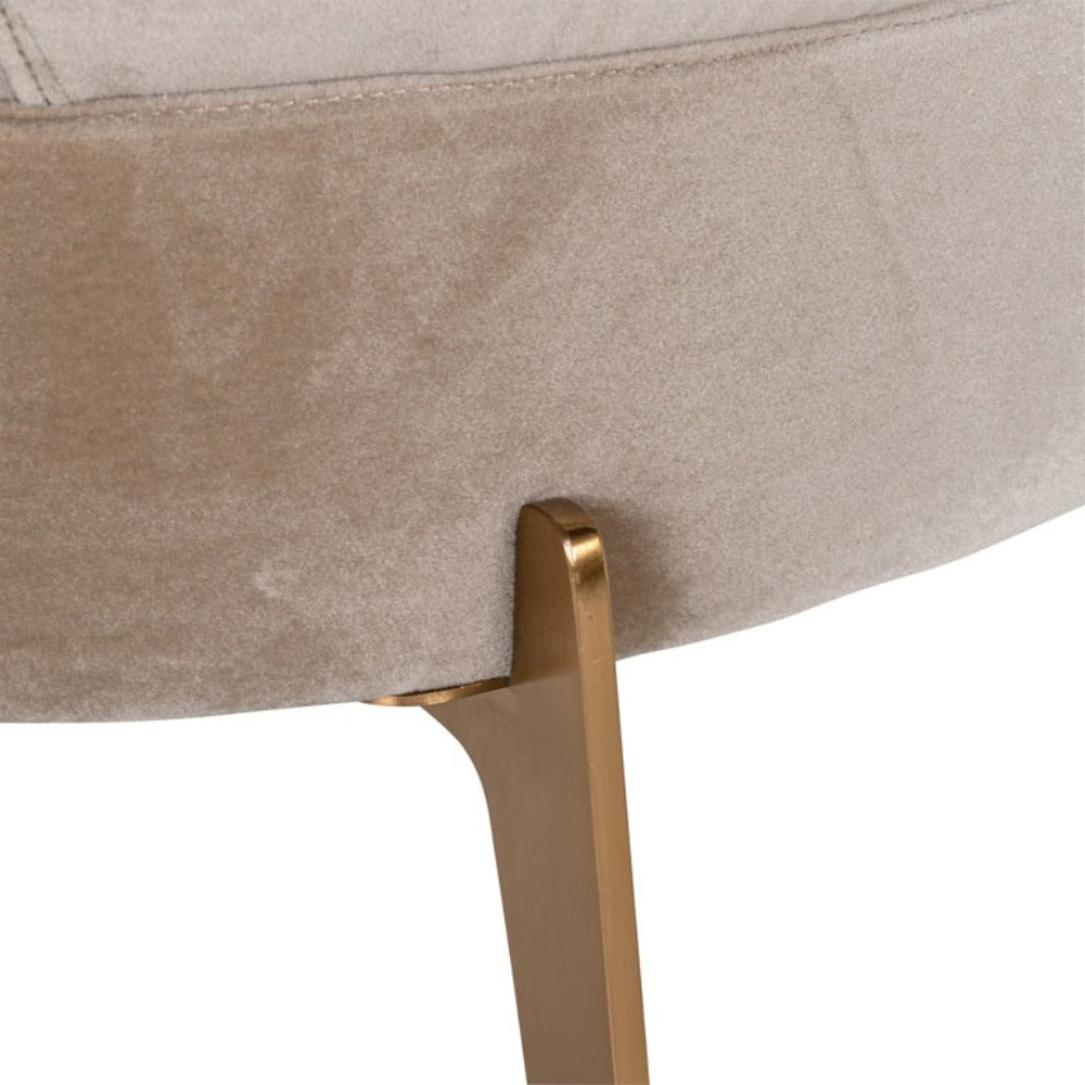 Visage designer occasional chair in velvet choice of colours-Sofas-Renaissance Design Studio