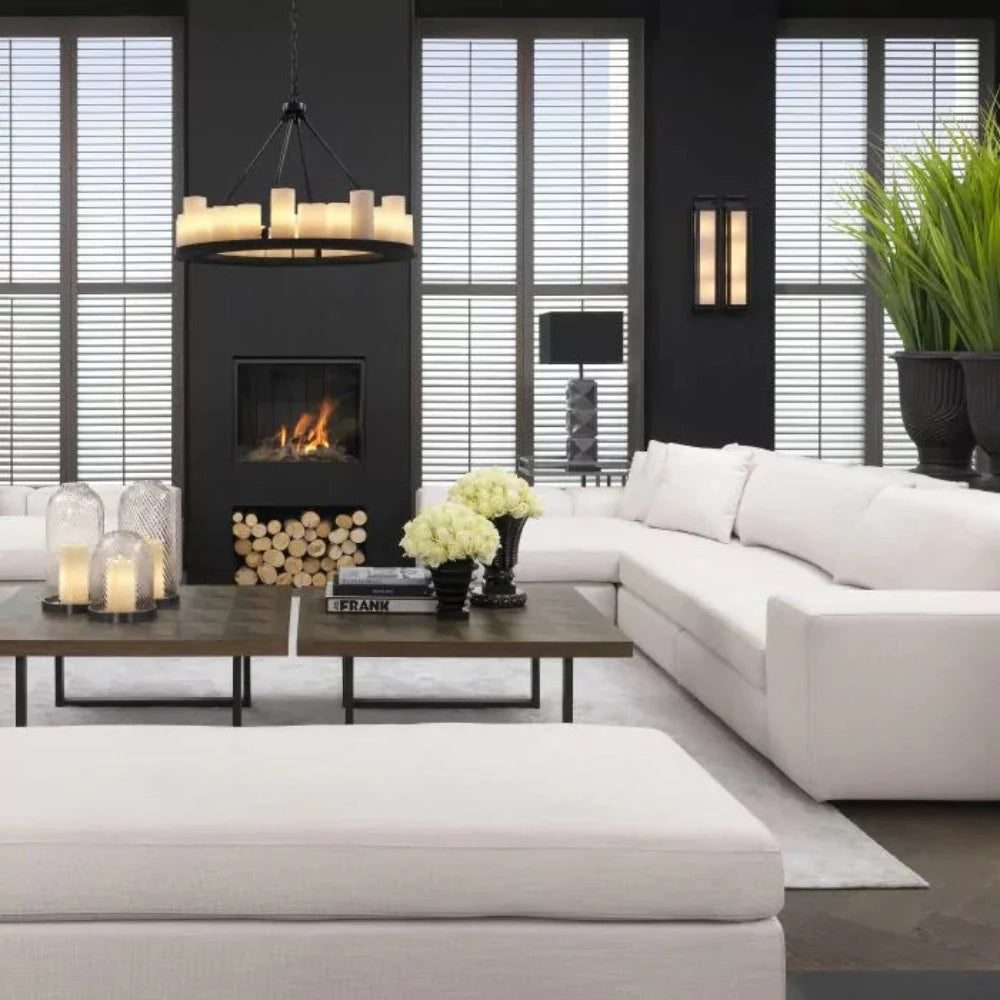 Vista grande Lounge Sofa with chaise to fit either side by Eichholtz-Renaissance Design Studio