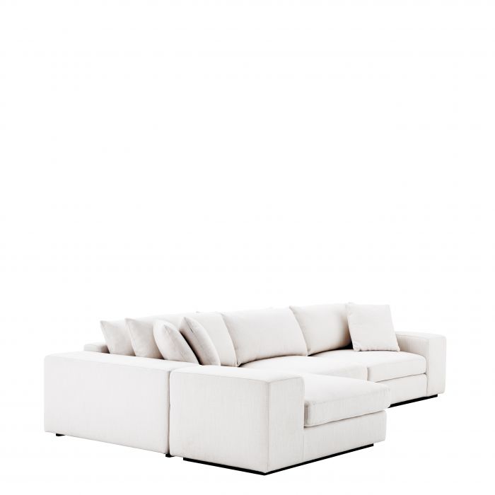 Vista grande Lounge Sofa with chaise to fit either side by Eichholtz-Sofa with chaise-Renaissance Design Studio
