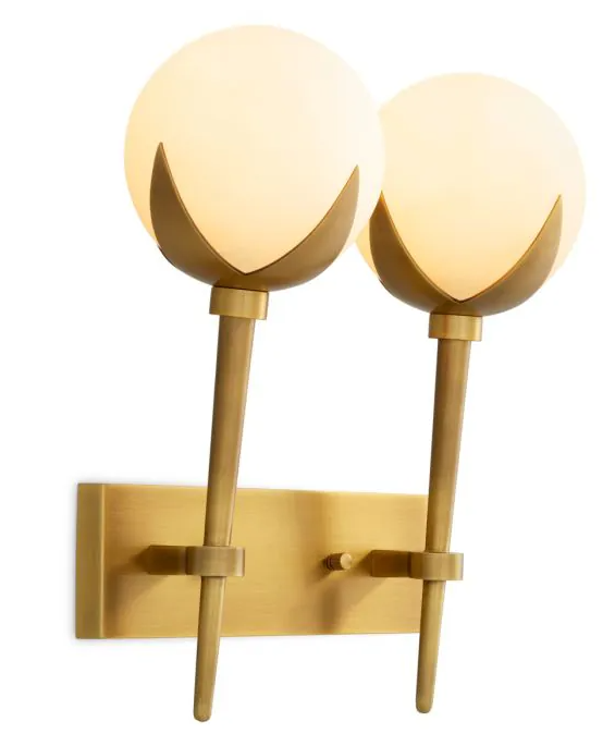 Wall Lamp Alesa Double by Eichholtz-Renaissance Design Studio