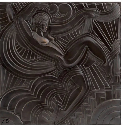 Wall object Follies Bergere bronze finish by Eichholtz 50% off display