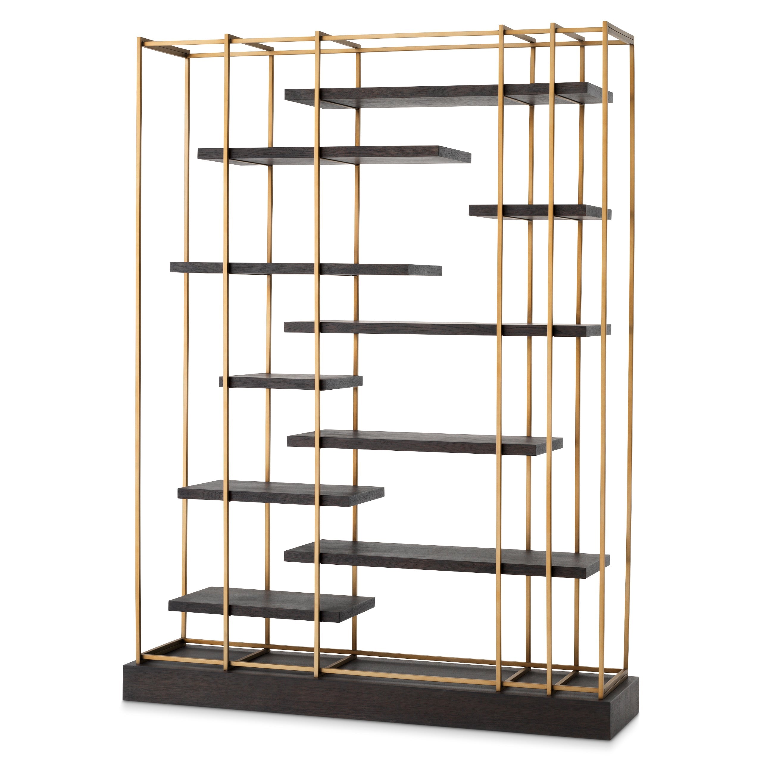 Ward display gold contemporary unit by Eichholtz-Renaissance Design Studio
