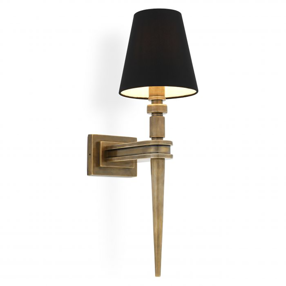 Waterloo wall light by Eichholtz in bronze-Renaissance Design Studio