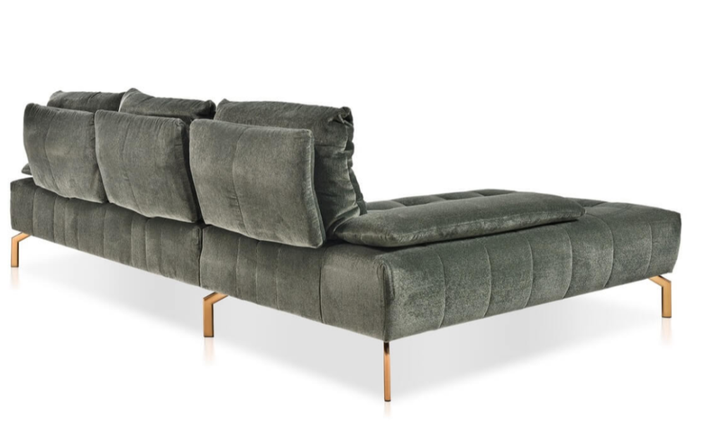 Welly bespoke Corner Sofa with custom Urban organic and water blocked fabric-corner sofa-Renaissance Design Studio