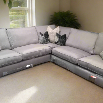 Westbridge XL Maxwell modular cushy large corner sofa by westbridge with upgrade fabric at reduced price Westbridge