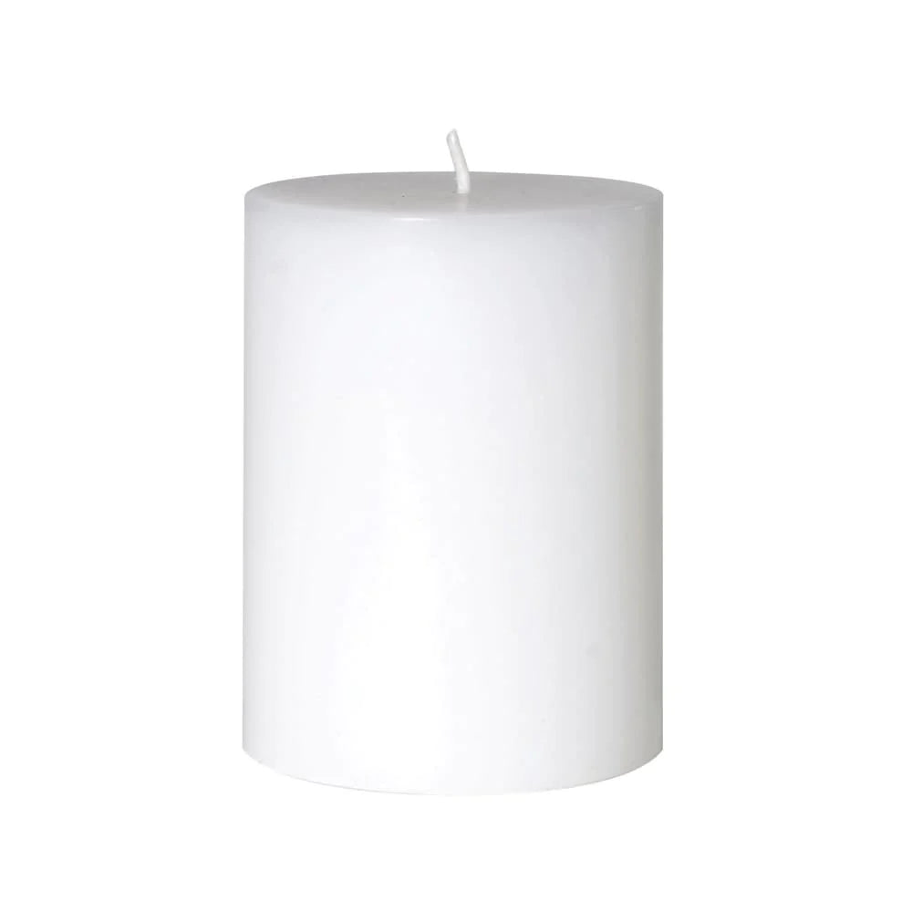 White Candle 10x7cm-Accessories-Renaissance Design Studio