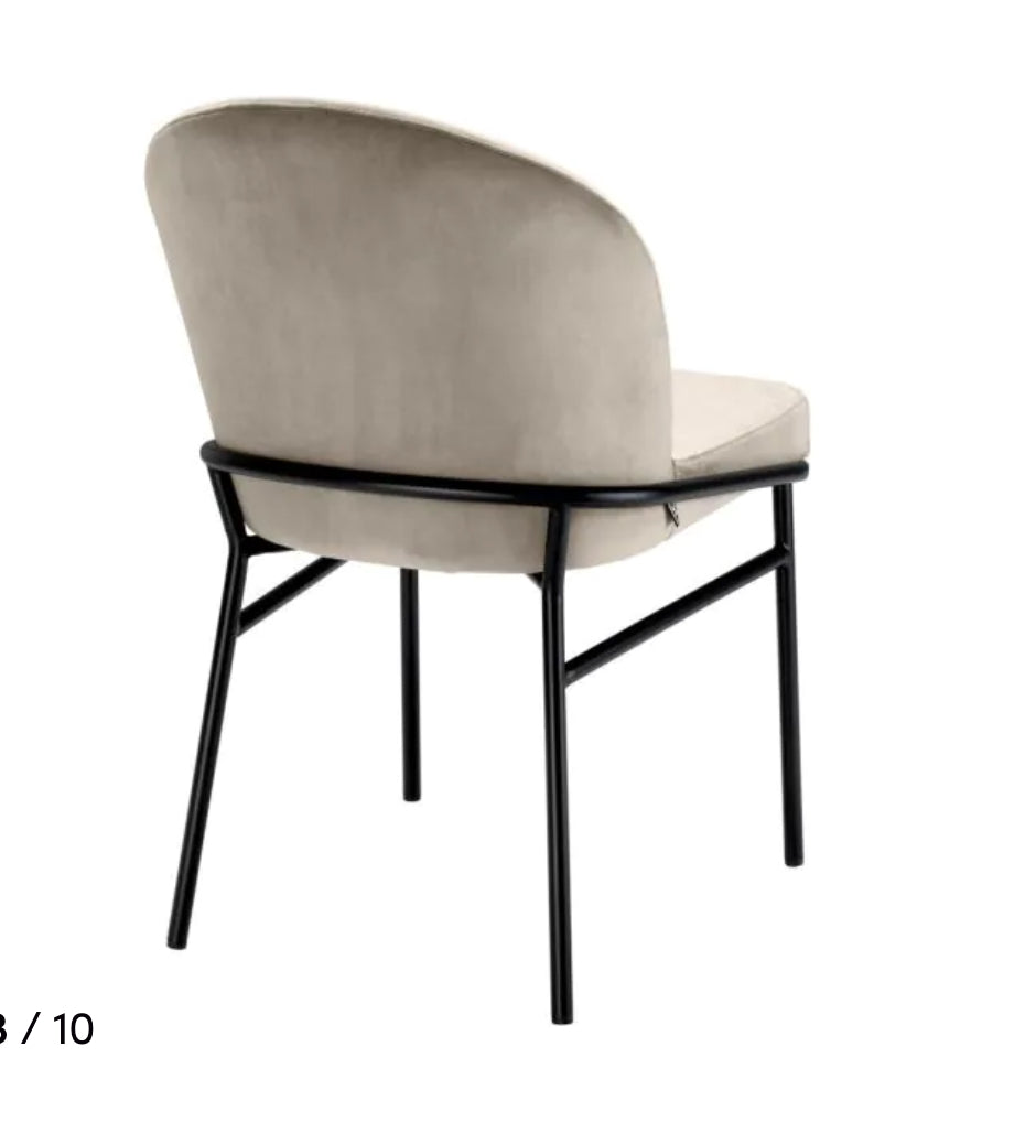 Willis Dining Chairs Savona Greige by Eichholtz 30% Off-Renaissance Design Studio