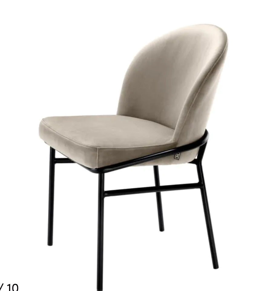 Willis Dining Chairs Savona Greige by Eichholtz 30% Off-Renaissance Design Studio